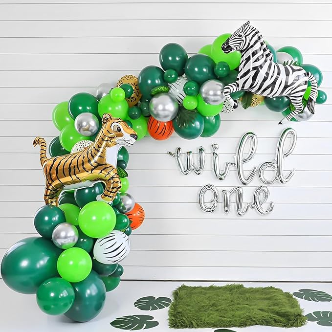 Voircoloria 66pcs Dark Green Latex Party Balloons, 12inch | - Image 7