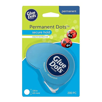 Glue Dots, Permanent Dots Dot N' Go Dispenser, Double-Sided, .38 Inch, 200 Dots - Image 7