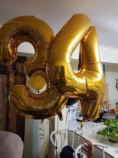 40 Balloon 40 inch Gold Number Balloons - Image 2