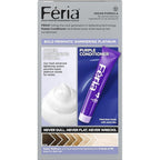 L'Oreal Paris Feria Hyper Platinum Advanced Lightening System Hair Bleach, Lifts Up To 8 Levels, Includes Anti Brass Purple Conditioner, 1 Hair Dye Kit