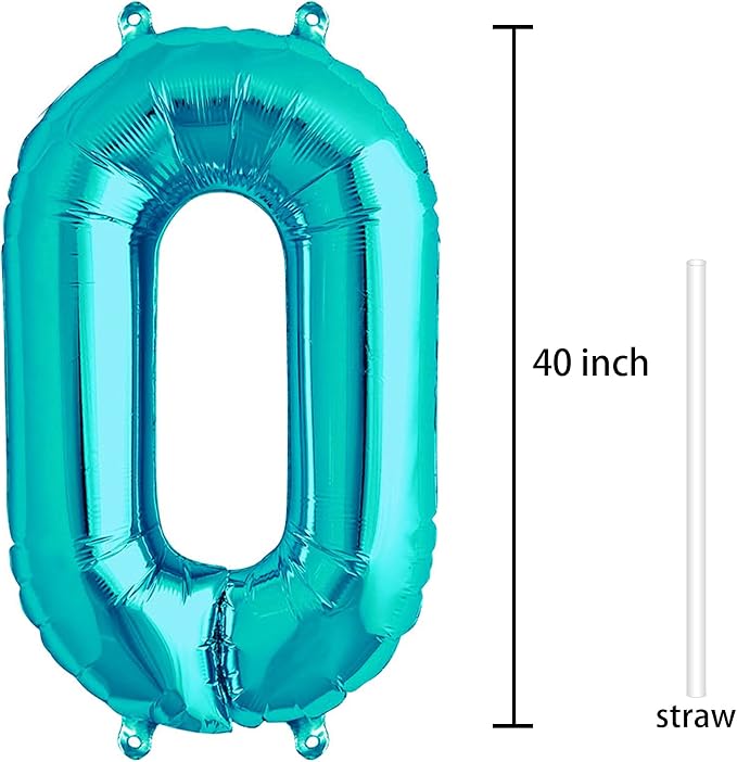 Number 0 Balloon Large number balloons 40 inch - Image 3