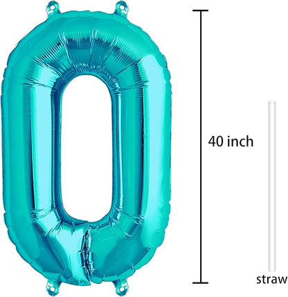 Number 0 Balloon Large number balloons 40 inch - Image 3