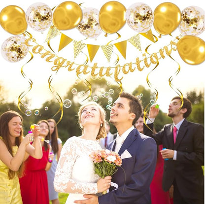 Congratulations Banner Kit for Graduation Party Decorations, Class of 2026 - Image 4