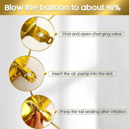 16 Balloon - Gold Birthday Number Balloons, 40 Inch Decorations Men Women | - Image 6