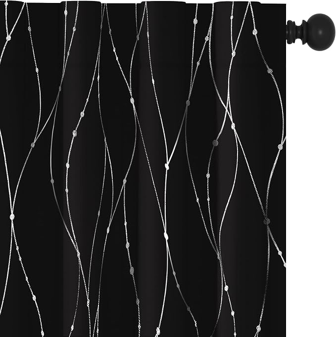 Deconovo Blackout Back Tab Curtains by Unknown