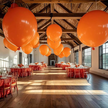 30 Pcs Orange Balloons 36 Inch Orange Latex Large Balloons - Image 5