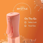 FLAIROSOL MyStyle, Spray Bottle for Hair - Small Travel Spray Bottle, Ultra Fine Continuous Water Mist for Face, Hairstyling, Salon, Cleaning, Beauty, Toners, Hydration & Makeup, 3.04oz / 90ml, Peach