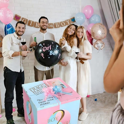 AmazingSpark 28in Giant Gender Reveal Gift Box - Image 4
