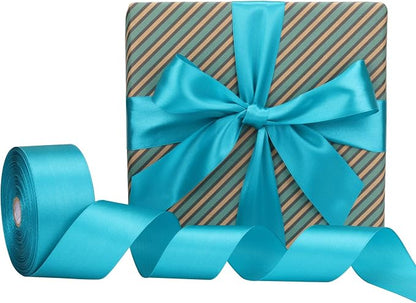 Nsilu 1-1/2 inch, Peacock Blue Ribbon - Image 6