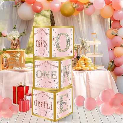 DataMoon 1st Birthday Decorations Boxes - Image 7