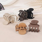 6 Pcs Hair Clips Small Claw Clips for Thin Hair Medium Matte Non-slip Hair Accessories for Women and Girls (Coffee)