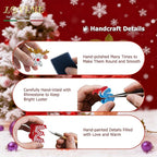 XMAS Original Italian Designed Small Hair Clips for Women, Strong Grip Acetate Hair Claw for Girls, Cute Christmas Tree, Reindeer Hair Accessories With Gift Box