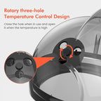 TASALON Professional Hair Steamer for Deep Conditioning, Hooded Dryer for Oil & Dye & Natural Hair, Mechanical Button & Knob Timing, Deep Moisturizing Hair Care, Hot Mist for Spa, Home Use, Salon
