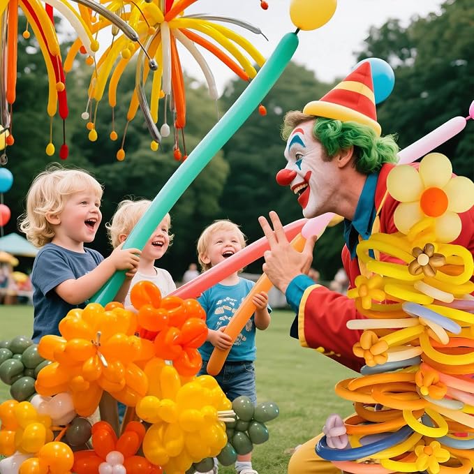 Tangerine Yellow Long Balloons Premium 260 Twisting Balloons Animals Magic - Image 7