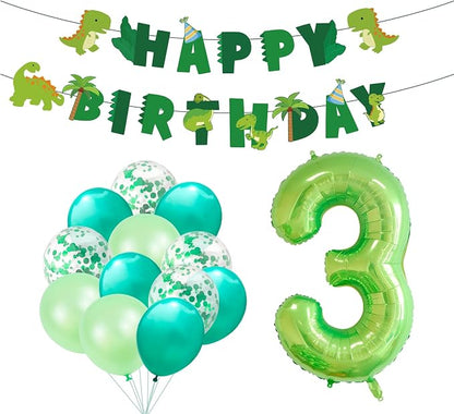 Dinosaur Birthday Banner, Dinosaur Theme Party Decorations by GLASNES