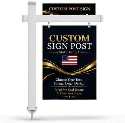 Custom Real Estate Sign Post By BCB Print – Yard Sign Holder by BCB