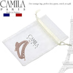 Camila Paris CP3219 French Hair Clip for Women, Medium Narrow, Open, Girls Hair Claw Clips Jaw Fashion Durable and Styling Hair Accessories for Women, Strong Hold No Slip Grip, Made in France