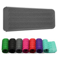 ZAXOP Resistant Silicone Mat Pouch for Flat Iron, Curling Iron,Hot Hair Tools (Grey)