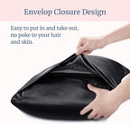 BEDELITE Satin Pillowcase for Hair and Skin, Super Soft Similar to Silk Pillow Cases 4 Pack with Envelope Closure, Cooling Pillowcases for Women Men (20"x26" Standard Size, Black)