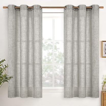 YoungsTex Linen Curtains 54 Inches Length by YoungsTex