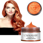 Hair Color Wax,Temporary Hair Color Dye,Washable One-time Natural Hair Coloring Mud Wax for Halloween Cosplay, Party & Daily Use,Easy to Remove (Orange-4.23 oz)