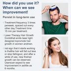 Laser Therapy Hair Growth Comb,FDA Cleared laser comb for hair growth,Red Light Electric Scalp Massager