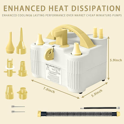 4-in-1 Electric Balloon Pump for All Balloons, Inflatables, and Sports Balls - Image 7