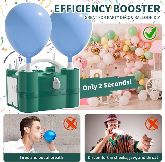Balloon Pump 3-in-1 Electric Air Pump - Image 4
