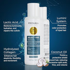 Brazilian Keratin Treatment Blowout Complex-PROHALL SELECT ONE 4.05 oz-Formaldehyde Free Keratin Hair Treatment at Home-Queratina Brasileña Keratina Para Alisar el Pelo Sin Formol-Off White
