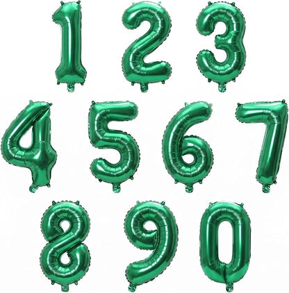 16 Inch Foil Mylar Number Balloons 0-9 by YPSelected