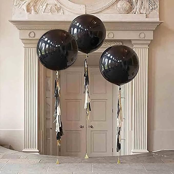 15pcs Latex Big Balloons Clearance 24 Inch Black Large Balloons Giant Heavy - Image 7