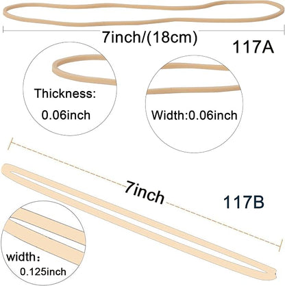 Rubber Bands for Balloon Arches, Long Large, Size 117A, Size 117B | 0.5lbs - Image 2