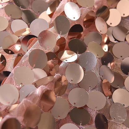 HH 9x8FT Big Sequin Backdrop Curtains, Photo Backdrop Payette Sequin Backdrop - Image 4