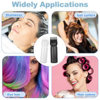 ELANE 4 Pack Root Comb Applicator Bottle,Oil Comb Applicator for Hair Dye Shampoos Hair Salons (2 Black + 2 White)