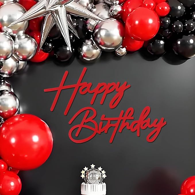 Happy Birthday Sign for Backdrop by MASTRON