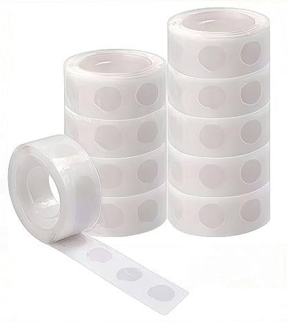 1000 Sticky dots, Transparent Balloon Glue, Removable Sticky dots, Double-Sided by Unknown