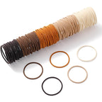 500 PCS Hair Ties for Thin Hair - 2.5mm x 5cm Premium Nylon Black Hair Tie Bulk for Women Girl Small Ponytail Holders Men Hair Elastic Band(Multicolor)