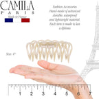 Camila Paris CP3525 French Large Hair Clips for Women Thick Hair for Long Wavy Curly Hair, Girls Hair Claw Clips Styling Big Hair Clip for Thick Hair, Strong Hold No Slip Grip Claw Clip Made in France