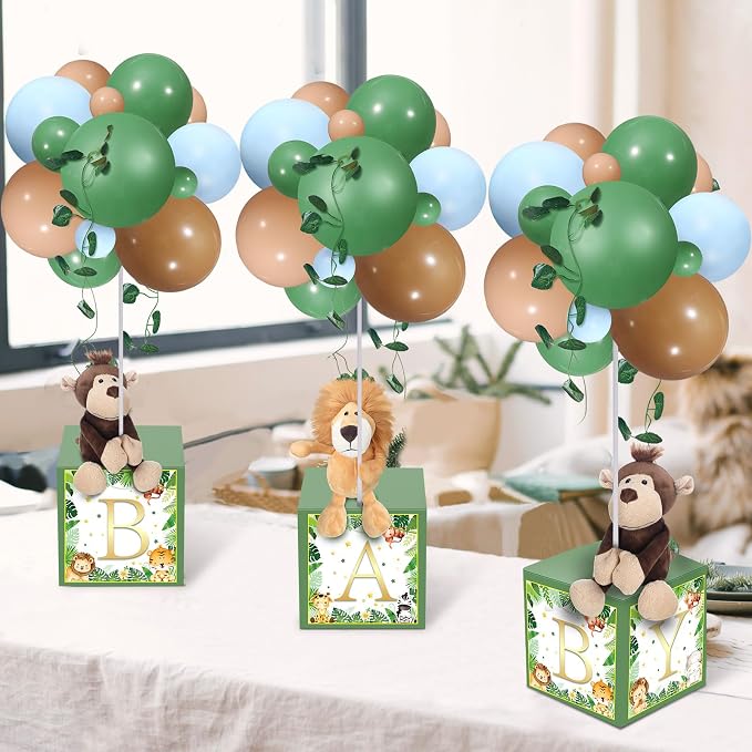 Lenwen 3 Sets Jungle Animal Decoration by Lenwen