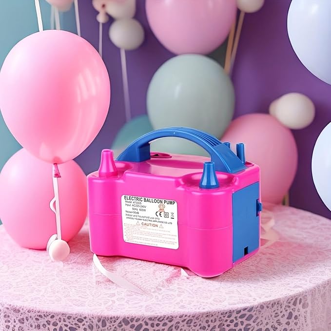 Balloon Pump Electric, Portable Automatic Dual Nozzle Inflator 600W - Image 3