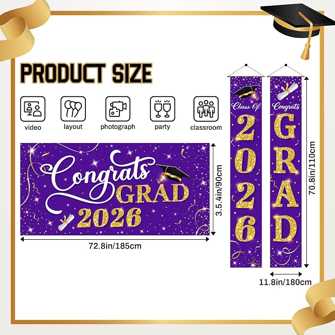 Class of 2026 Graduation Decorations - Image 2