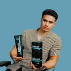 Max Control Hair Gel for Men, Alcohol-Free, Strong Hold Styling Gel, Natural Extracts for Long-Lasting Hold and Shine, Slick Back Hair Style 8 oz