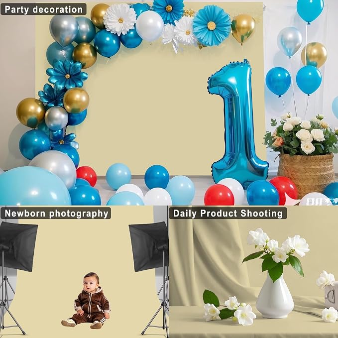 Tan Photography Backdrop for Photoshoot, 6x9 FT | Versatile Studio Photo - Image 5