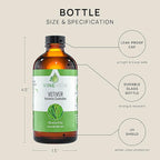 VINEVIDA Vetiver Essential Oil 4 oz - Undiluted Candle Scent DIY Scents for Candlemaking Bulk Soap Making Safe Skin, 7.18 Ounces, 120.0 milliliters, 4.0 Fl Oz, 1