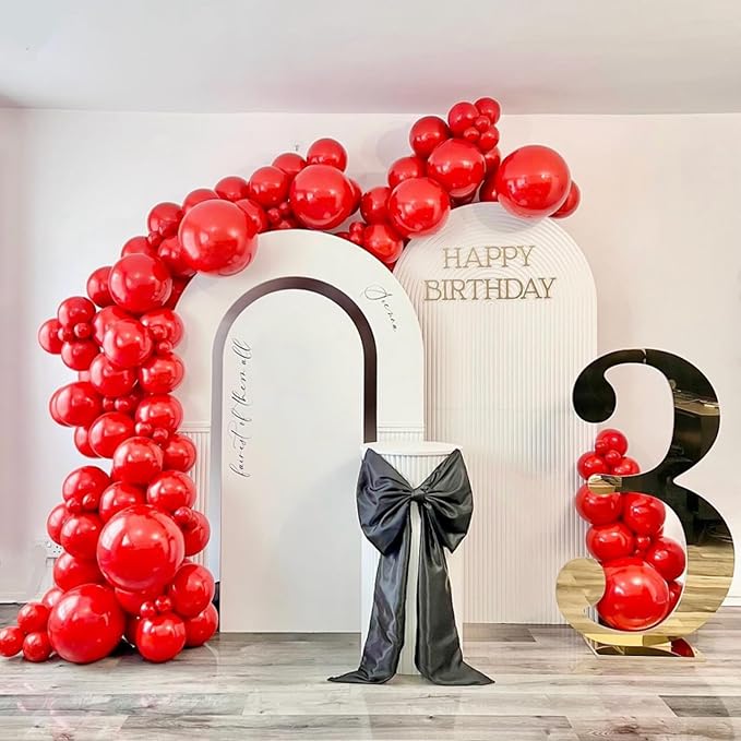 Red Latex Balloons, Graduation, Baby Shower, Valentines, Wedding Party - Image 7
