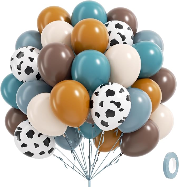 60pcs Cowboy Balloons by Vicduotex