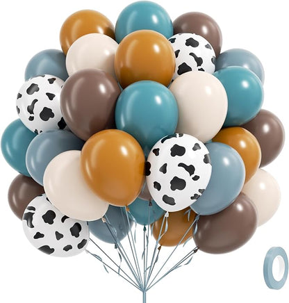 60pcs Cowboy Balloons by Vicduotex