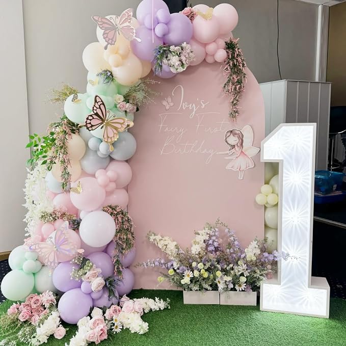 Sage Green Purple Pink Balloons 12 Inch Fairy Wildflower Spring Sage Dusty - Image 3
