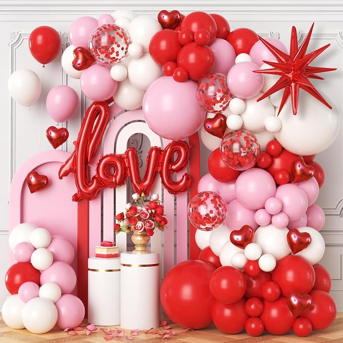 Valentines Day Balloon Arch Kit by ESAG