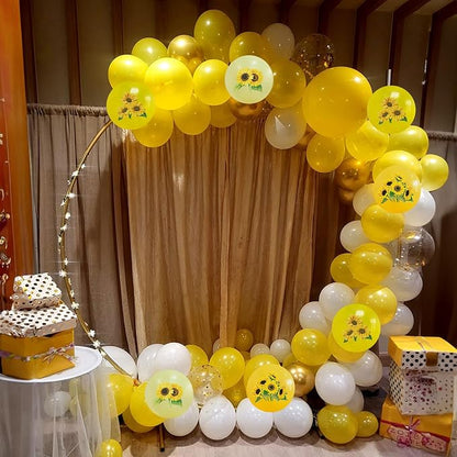 Sunflower Yellow Gold Balloons - Image 5
